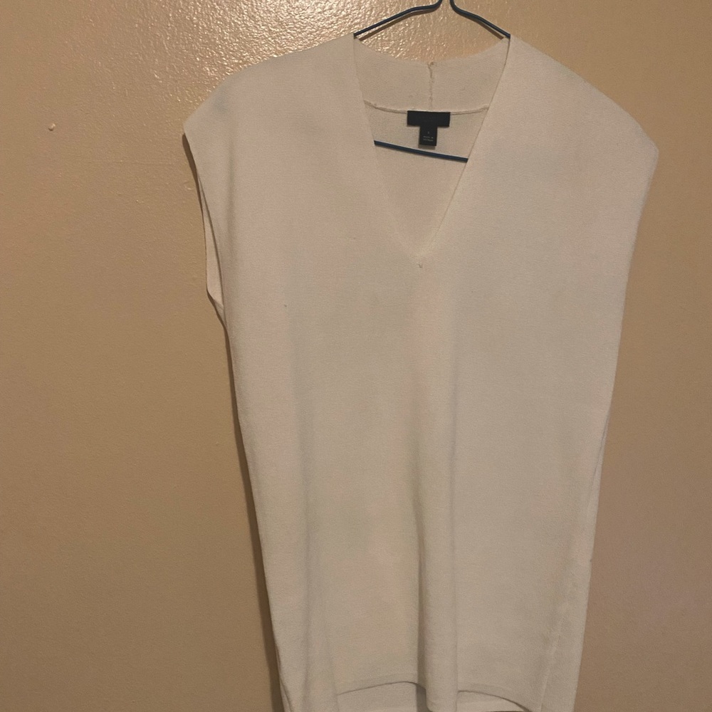 White sweater vest Never Used